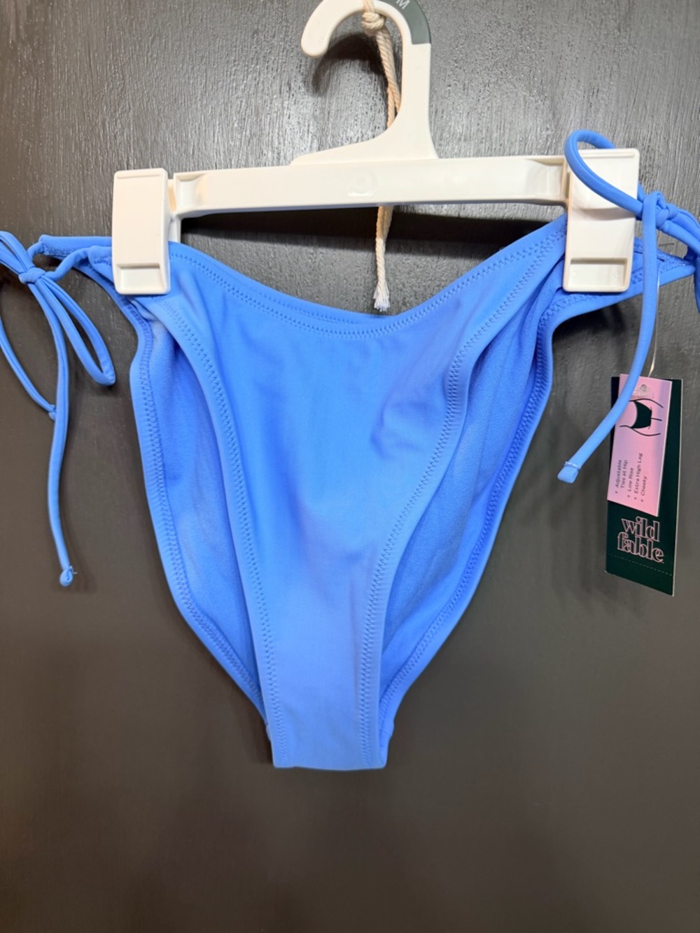 Wild Fable Light Blue Tie-Side Bikini Bottom